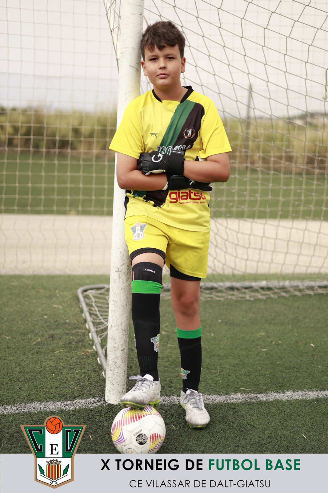 Retrat d'un porter de futbol